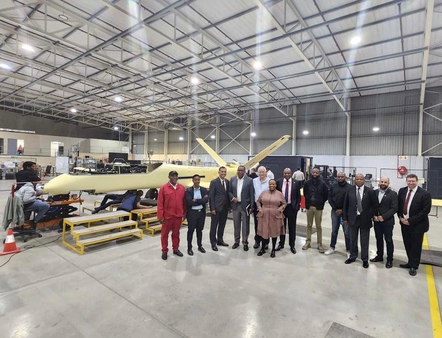 Joint Standing Committee on Defence gets up close and personal with Milkor 380 UAV
